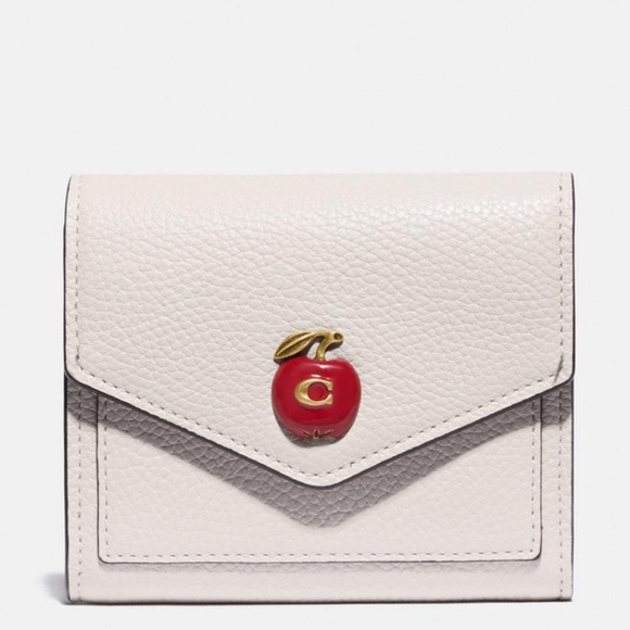 Coach Handbags - Coach Small Wallet Apple Print